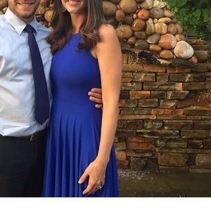 Royal blue dress